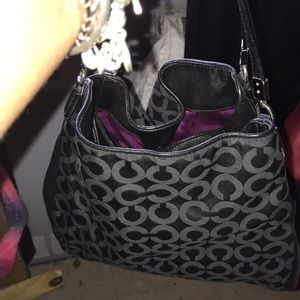 Coach handbag and wallet set